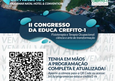 Tenha em mãos a programação completa e atualizada do II Congresso da EDUCA CREFITO-1