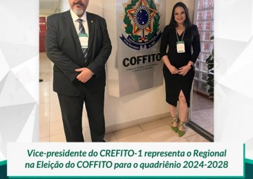 Vice-presidente do CREFITO-1 representa o Regional na eleição do COFFITO para o quadriênio 2024-2028