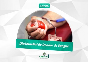 Hoje (14/06) é celebrado o Dia Mundial do Doador de Sangue!